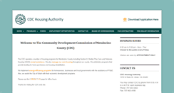 Desktop Screenshot of cdchousing.org